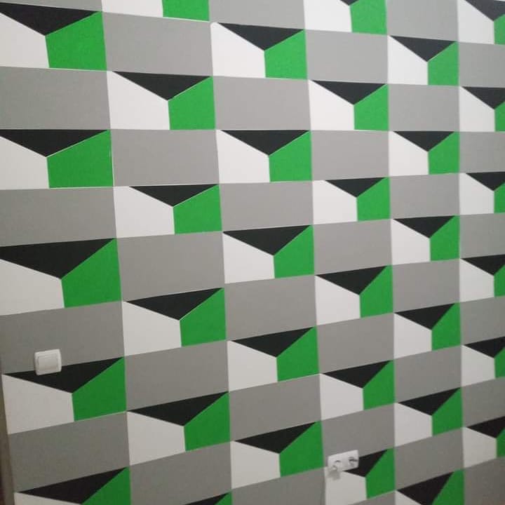 İstanbul'da bir villa dış cephe boya uygulaması